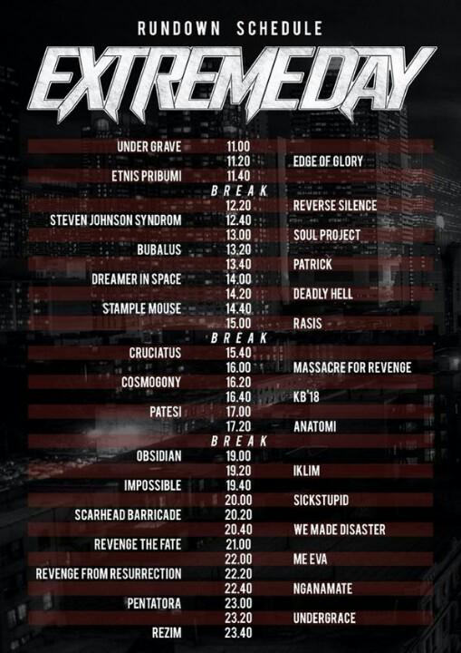 Selamat Pagi Metalheads kami onstage jam 01.20 <a href="/EXTREMEDAY_/">EXTREMEDAY2015</a> \m/