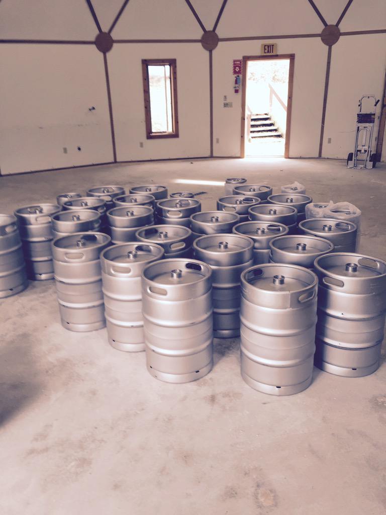 NobleShepBrew's tweet photo. Kegs have arrived! http://t.co/kYXbtTDiye