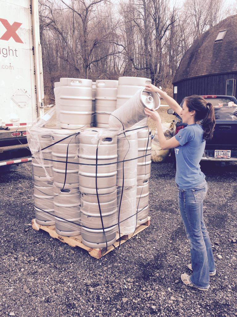 NobleShepBrew's tweet photo. Kegs have arrived! http://t.co/kYXbtTDiye