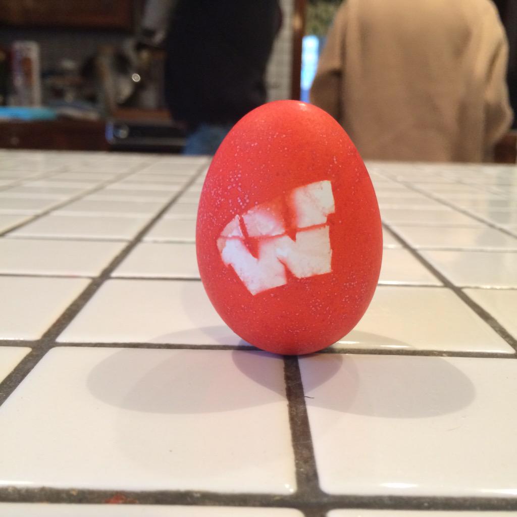 Happy Easter and #GoBadgers! Let's do this thing.