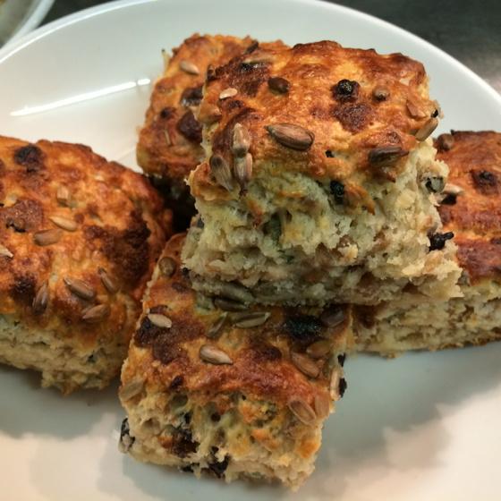 chefdstandridge's tweet photo. Is that a biscuit?  Scone?  Dunno, but it's delicious and on the brunch menu at clover!!@cafeclovernyc http://t.co/0Og4TNnW5k