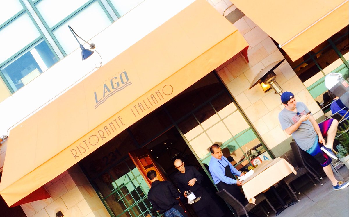 Thenightlycrew's tweet photo. From thatbaristafellow's Bar via @BARTRENDr: Late lunch at Lago! @lucasjordan10 @peachschnapps http://t.co/XM4zh2mfqy