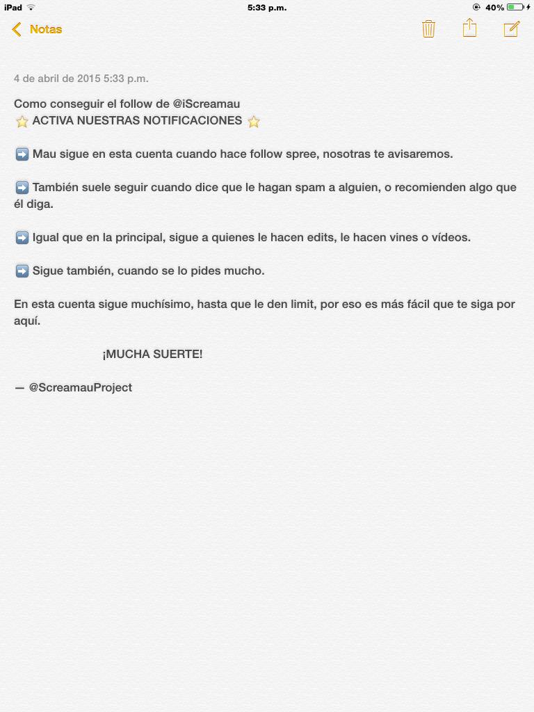 ScreamauProject's tweet image. ⭐️ ¡ACTIVEN NUESTRAS NOTIFICACIONES! ⭐️
Nosotras les diremos qué hacer. 😋

— Staff de SP.