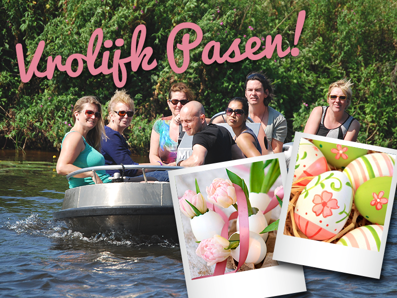 Vrolijk pasen! Vanmiddag op eerste paasdag is er een rondvaart, we vertrekken om 15:00!
