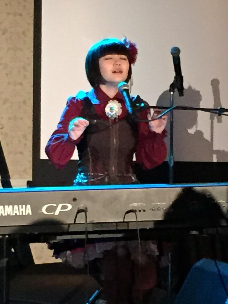 LordOniMaru's tweet photo. Mika Kobayashi has an amazing voice! #concert #TMode #KillLaKill http://t.co/VDKqVs8ilg