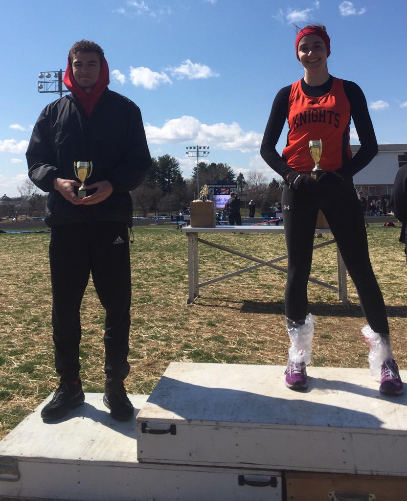 FhTrack's tweet photo. Congrats @KJ12Toph for winning the Kelly Lowery Award for best High Jumper at the Dwight Scott Invite! http://t.co/yffWkPA9xh
