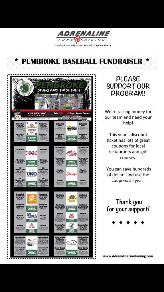 PembrokeBBall's tweet photo. T-5 days to get your 2015 Adrenaline Fundraising Book! #WeWantTurf #JVvsV #CrazyDeals http://t.co/ik5f0hsONm