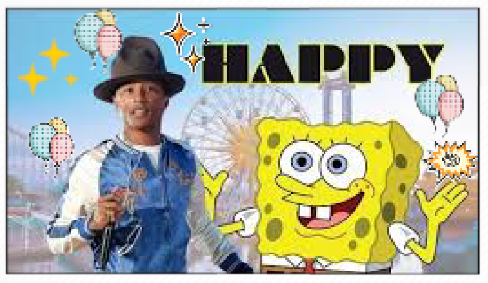 HAPPY BIRTHDAY...Pharrell Williams - Happy (Official Music Video):  