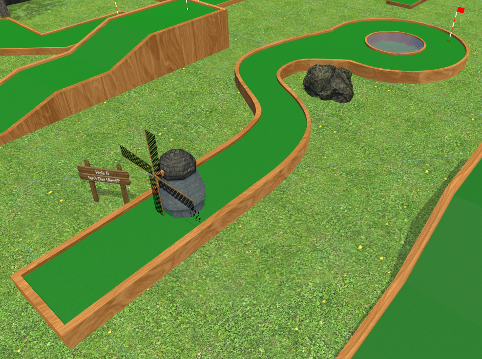 MellowMiniGolf's tweet image. Classic course, Hole 4: "Isn't Dat Vierd?" #madewithunity
