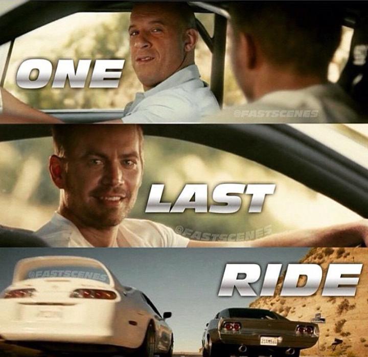 milzz_p's tweet photo. Got me all teary at the end 😢 won't be the same without you! #PaulWalkerTribute #FastFurious7 http://t.co/yU3qkWj1dN