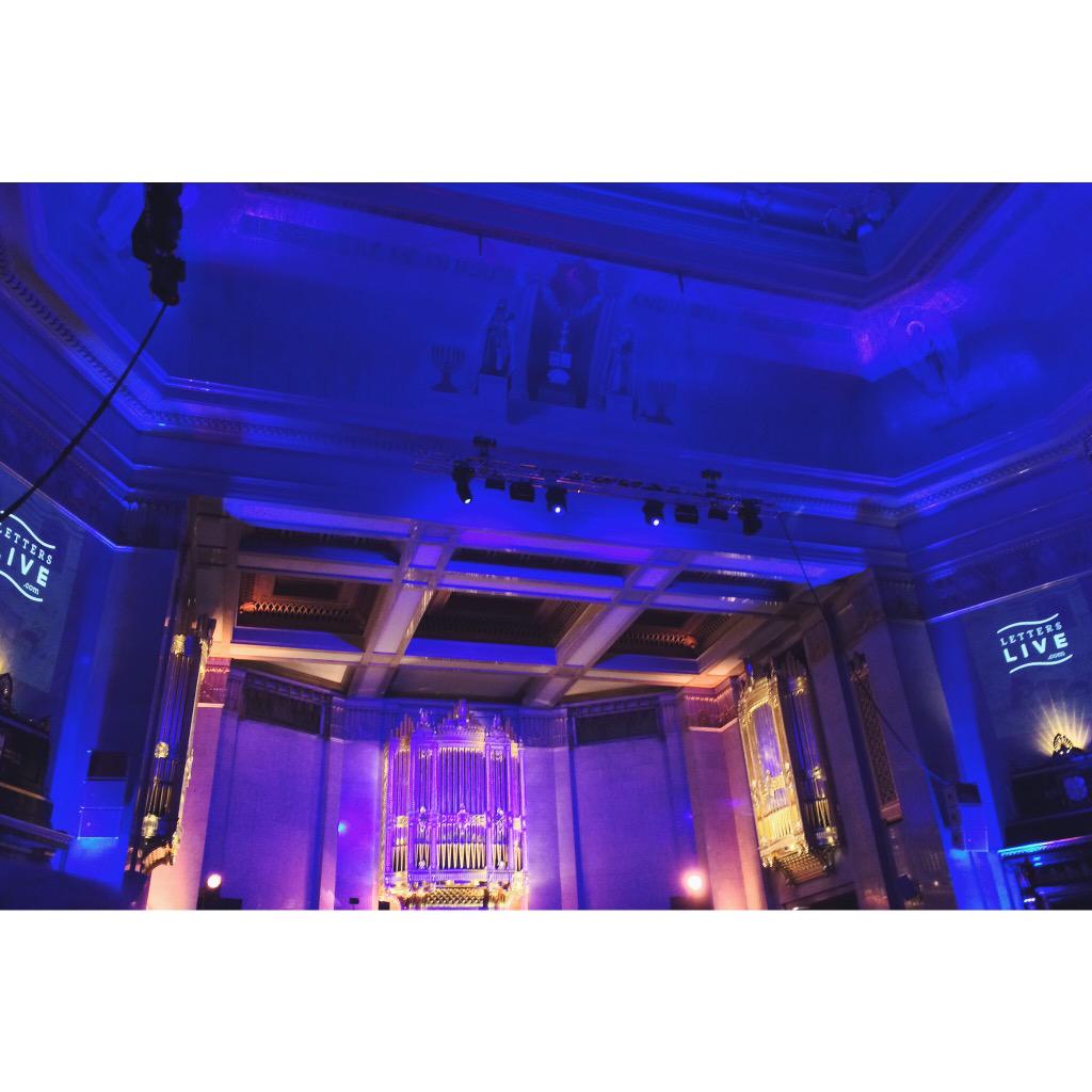 Two nights at #LettersLive ..amazing time! #BenedictCumberbatch #TomHiddleston