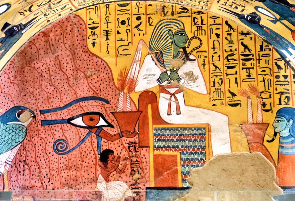 QueenofCr8tvty's tweet photo. "@ConsortiumX: From The Tomb Of #Pashedu - TT3. Deir el-Medina, #Egypt — 19th Dynasty | #Archaeology #AncientEgypt http://t.co/RuRMTn3p0j"