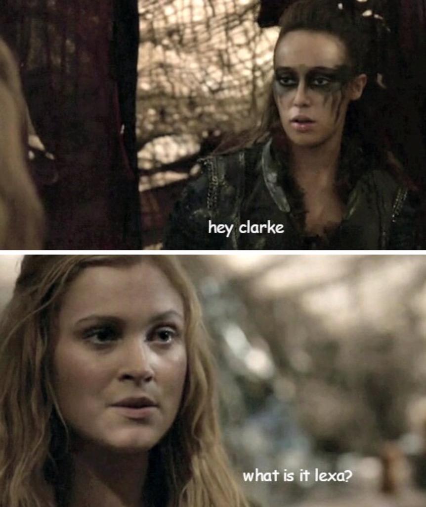 Debnam_Carey32's tweet image. Actually probably one of the best things I've ever seen😂Ever.  #Clexa #The100