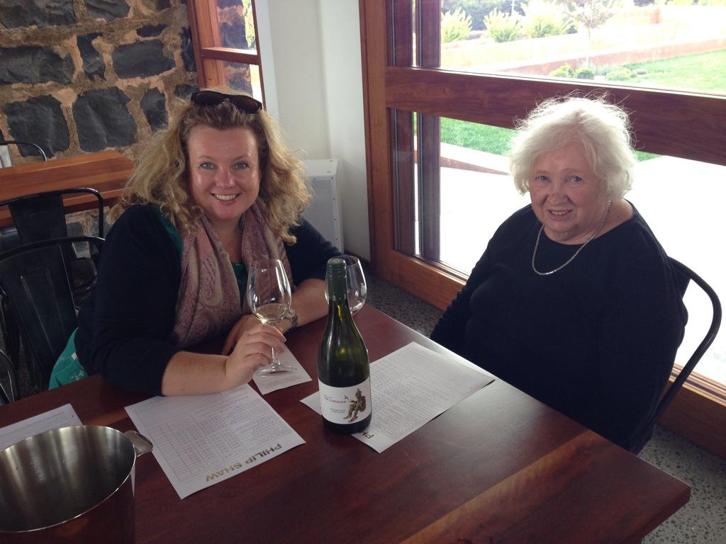 Wine tasting <a href="/philipshawwines/">Philip Shaw Wines</a> #orange with my mum #roadtripwithmum #designateddriver