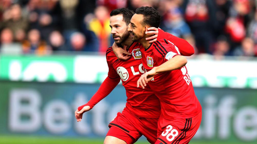 bayer04fussball's tweet photo. Guten Morgen, #Werkself-Fans! 
#StärkeBayer
#B04HSV http://t.co/5hv4tQWNYS
