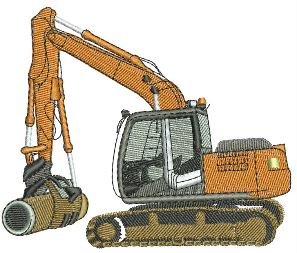 PaceDigitizing's tweet image. Another digger we made #embroidery #embroiderylove #digitizing #lovewhatwedo #Bizitalk #customembroidery #bespoke