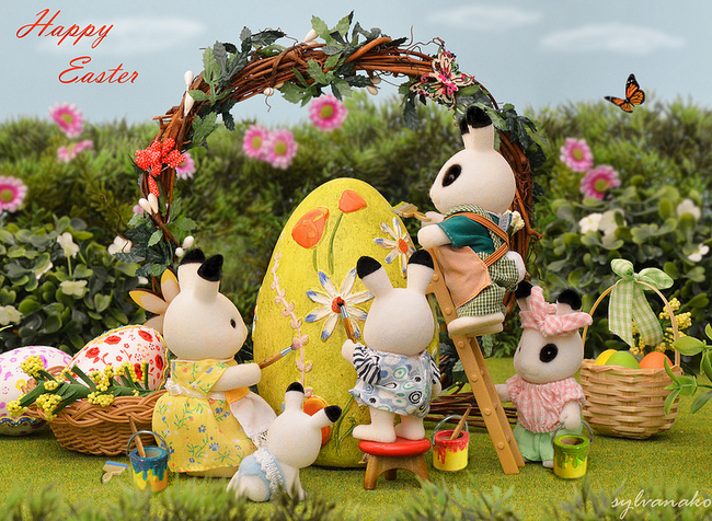 sylvanian families easter