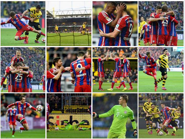 FCBayern's tweet photo. Guten Morgen, liebe FCB-Fans! Zum Aufwachen gibt's hier noch mal das Schönste aus #BVBFCB: http://t.co/ARPJxWe8Iy http://t.co/hWLJWokfcG