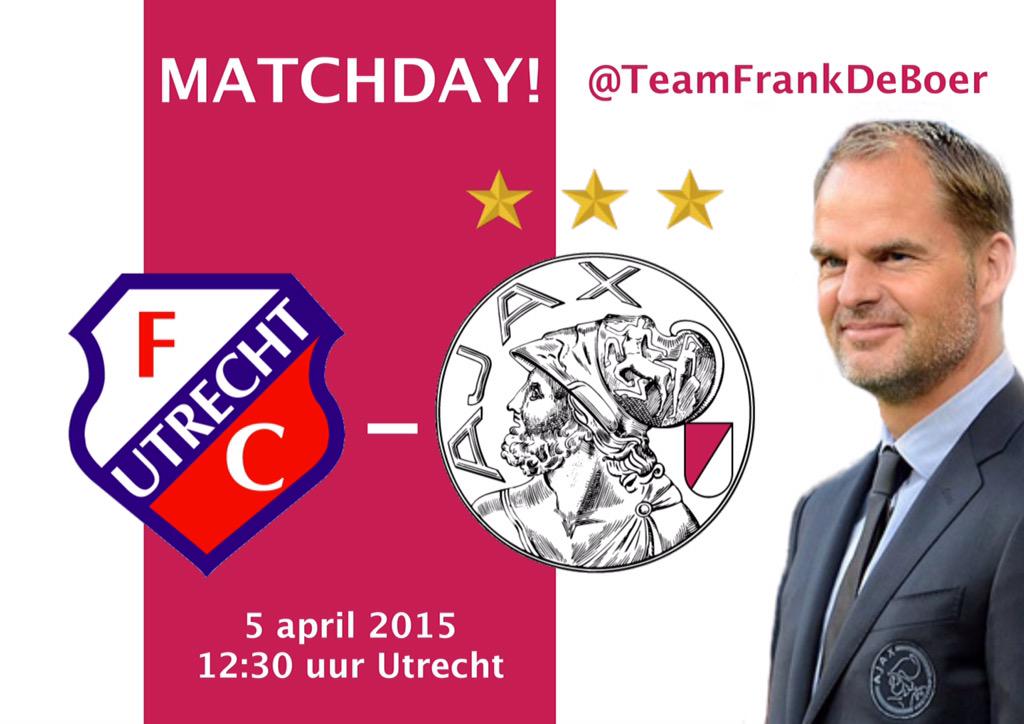 MATCHDAY! Utrecht - Ons Aller Ajax!