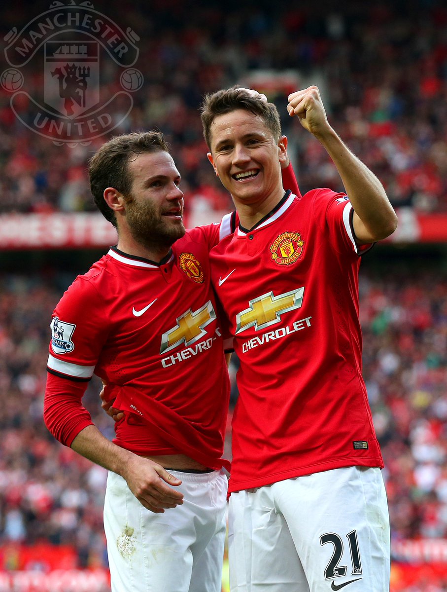 ManUtd's tweet photo. Prior to joining United, Ander Herrera had scored 12 goals in five seasons - he now has seven in 24 games for #mufc. http://t.co/3z8qMcN1LM