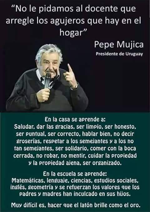 regalaunjajaja's tweet photo. "El gran Pepe" @PepeMujicaDice Todo empieza desde el hogar,hacer mejores hogares significa una mejor sociedad http://t.co/bEolpayKKd