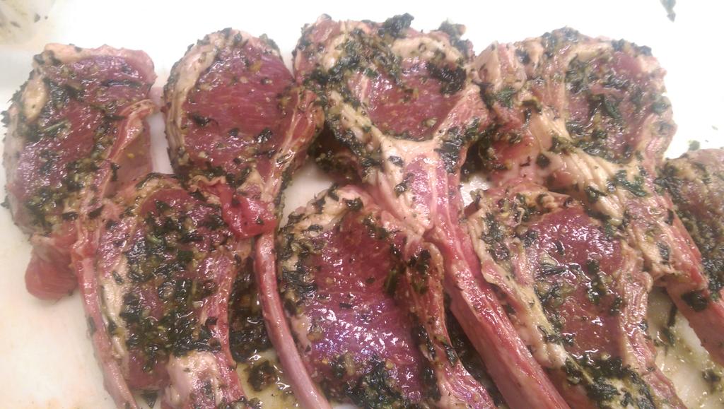 SouthernChefKel's tweet photo. Texas raised and Texas sized Lamb chops for Easter brunch@therainbowlodge. Courtesy of Black Hill Ranch. http://t.co/hVel3OCbq8