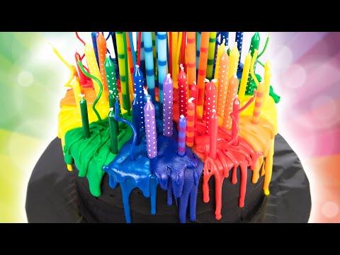 nadrabakery's tweet photo. Melting Candle Rainbow Cake (Birthday Cake) from Cookies Cupcakes and Ca... http://t.co/zAIJIbCHui #cupcakes #cakes http://t.co/zmxuDSkQjO