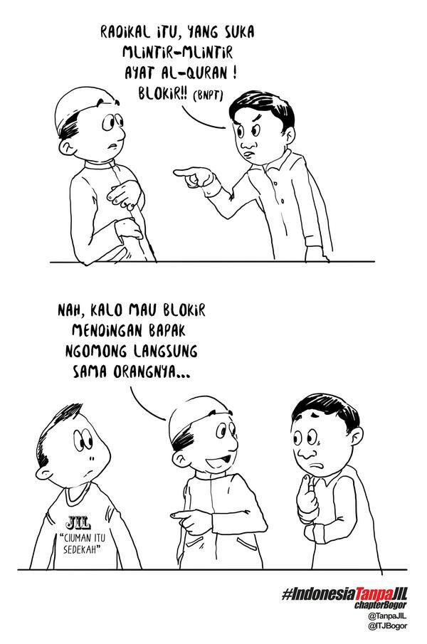 ITJCC's tweet photo. Salah tangkep pak.... Yang radikal bukan dimari... Tuh disono 😪 http://t.co/fRJk69Pc2y