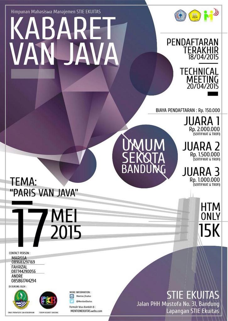 Ini dia event kabaret selanjutnya.. yukkk segera daftarkan tim kamu. Dibaca yaaaa kabareterssss