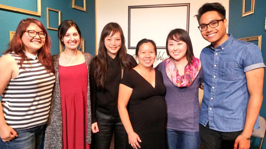 AAPlay's tweet photo. Many thanks to playwrights Sanaz Toossi &amp; Carla Ching and all who joined us for this year's #AAPReadings! #LAthtr http://t.co/Ai80FfJDWV