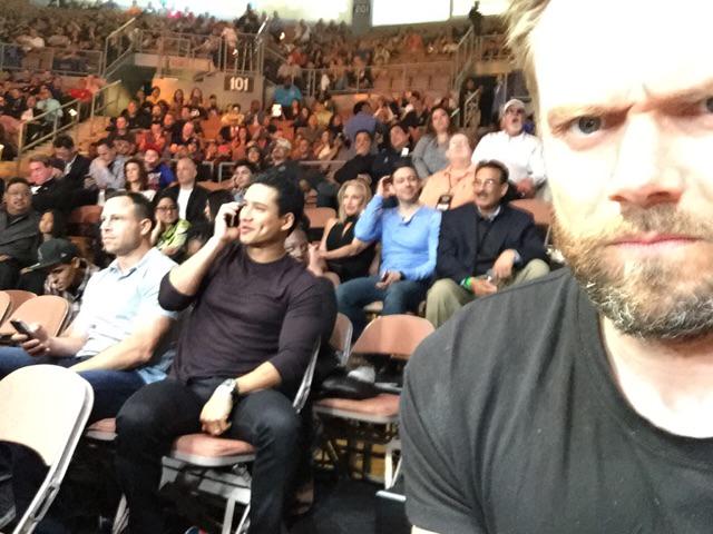joelmchale's tweet photo. Who. Are. You. Talking. To? @MarioLopezExtra @BKB boxing. #BKB #RosadoVsStevens ...  http://t.co/LDwFQHzv8W http://t.co/zXvt3lYwkc