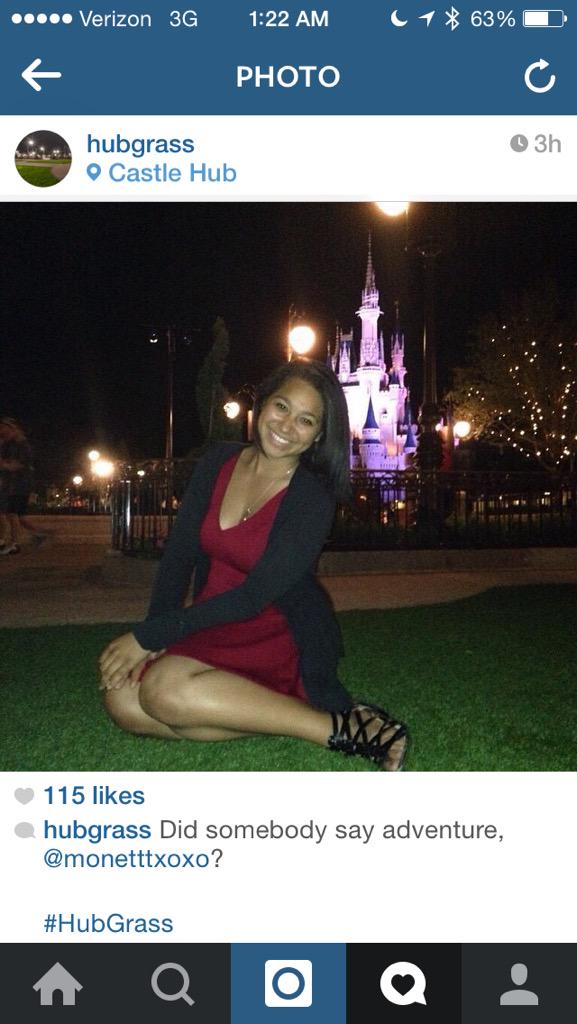 mustbe_themonet's tweet photo. The #hubgrass life is the life for me 🌱⛲️😂 #DisneySide http://t.co/zBaUmxBHbK