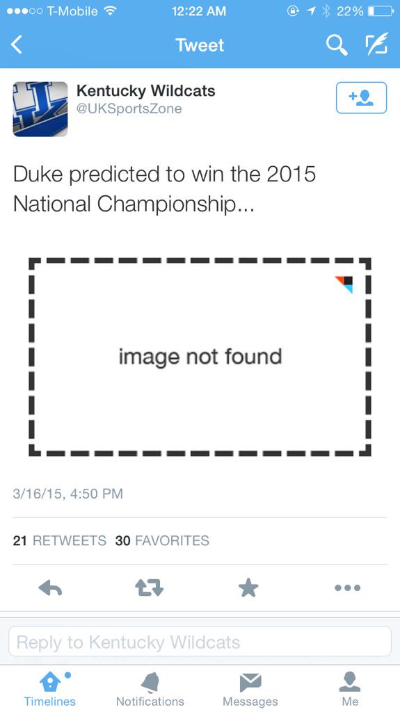 TexansStrosRock's tweet photo. @TheDukeNation @UKSportsZone this is legendary http://t.co/pTXKkBs2mz