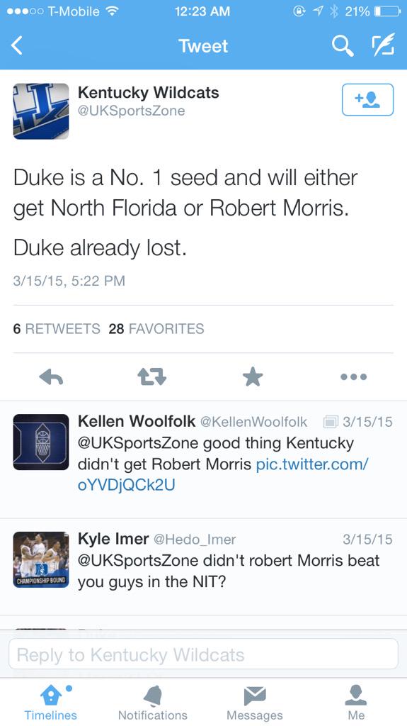 TexansStrosRock's tweet photo. @TheDukeNation @UKSportsZone this is legendary http://t.co/pTXKkBs2mz