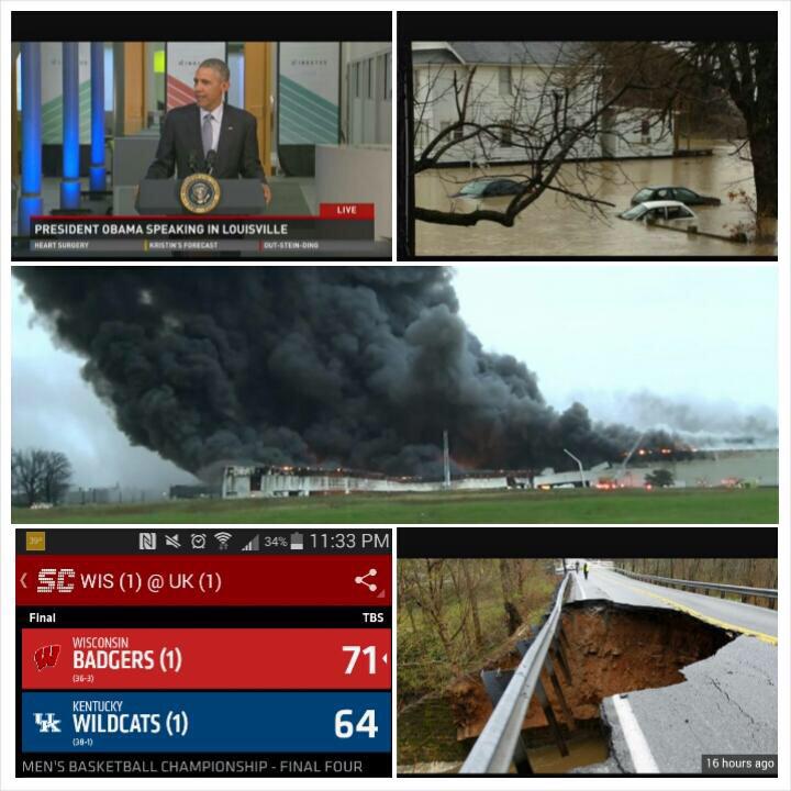 drunkamerica's tweet photo. This all happened during Obama's visit to Kentucky. http://t.co/QUsDxmrqIH