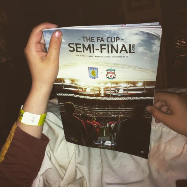 What a day for my boy 👌 #astonvilla #facup #semifinal #avfc #fightlikelions #upthevilla ⚽️🎉🎉🎉 by ejkearney_ #AVFC