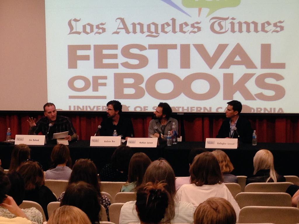 latimesfob's tweet image. The #FICTION: ALTERNATE REALITIES CONVERSATION panel at #Bookfest20 is in full swing! #Bookchella