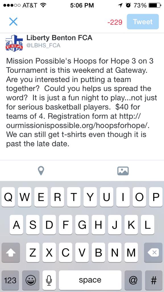 Liberty Benton FCA (LBHS_FCA) Twitter