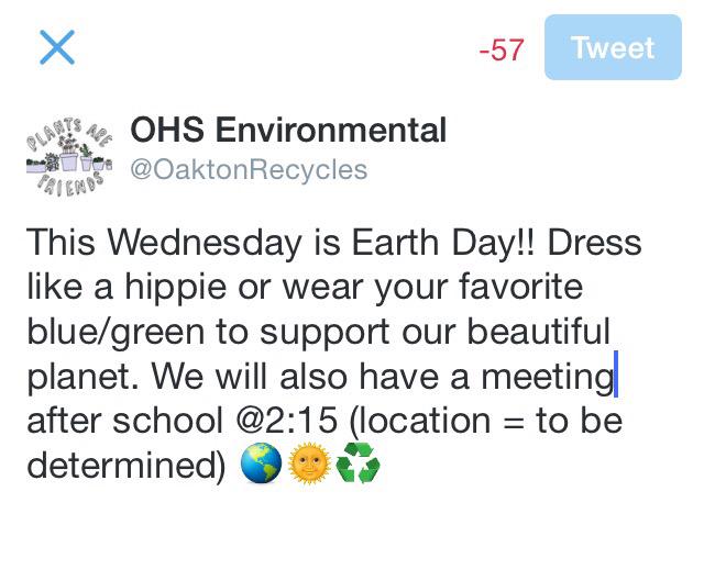 OaktonRecycles's tweet photo. Hippie day is coming up...get pumped!!! ✌🏽😋 http://t.co/VmGfeLxtOu