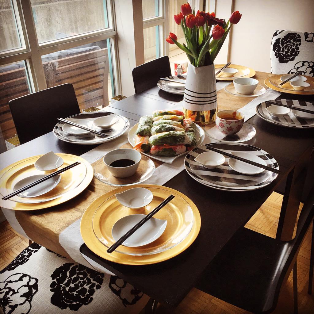 SweetnessofNoth's tweet photo. An Asian feast for the family. #coldrolls #porkbelly #dumplings #homecooking #torontofoodscene http://t.co/vMkiSYzxJI