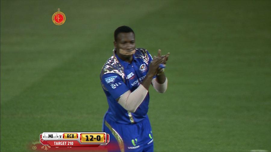 IPL's tweet photo. #Pollard's cheeky message to the umpires #MI #IPL http://t.co/V1TgZBKhNH