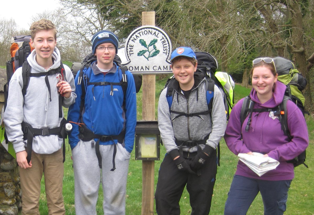 OC864DF's tweet image. Well done DofE Group.10.5k and 12k in two days. Reached highest point in Norfolk. Ready for some proper hills now !