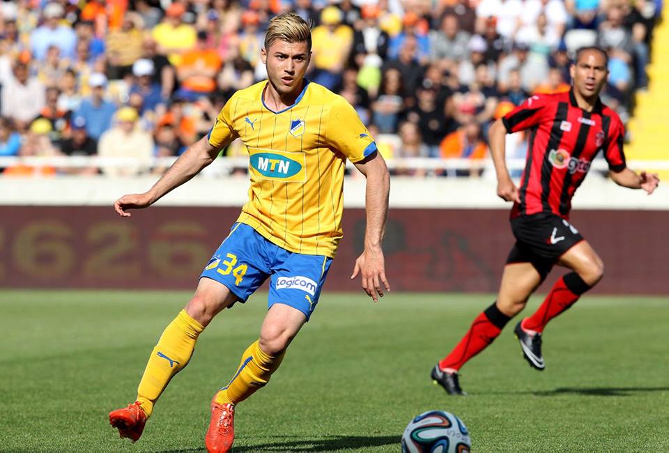 Nafiu playing for APOEL last season Nafiu playing for APOEL last season