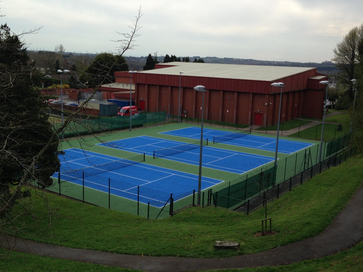 Another job well done. Llantrisant Tennis Club over the moon with our colour coating and linemarking.