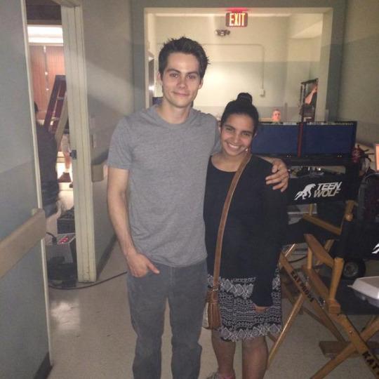 iTeenWolfQuotes's tweet photo. @dylanobrien With a Fan. #TeenWolfSeason5 http://t.co/npapNXu4Ce