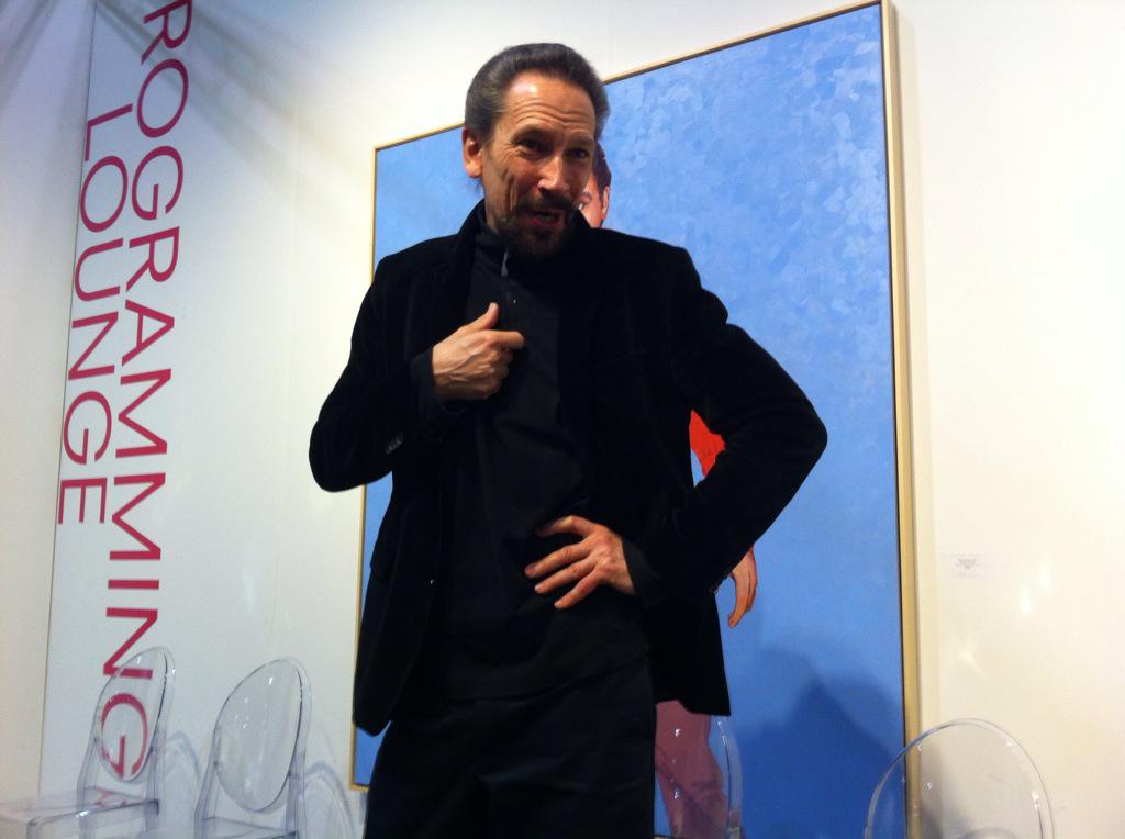 LoveArtTO's tweet photo. On now at #loveartfair: #ArtTalk by Marshall Pynkoski of @OperaAtelier! Swing by and listen in! #baroque #opera http://t.co/mIQuFnCtR2