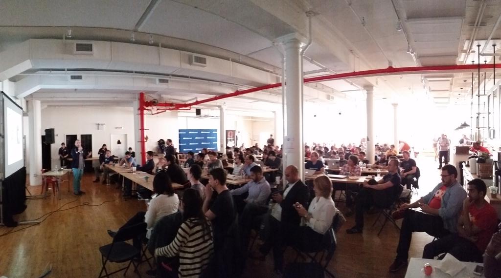 thetonyblank's tweet image. Demos starting at #fintechhack!