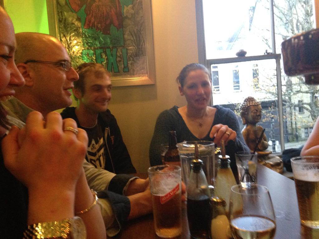 Good bye dinner with <a href="/stuthebreadteam/">Stuart Farmer</a> on to pastures new #alltheluckintheworld