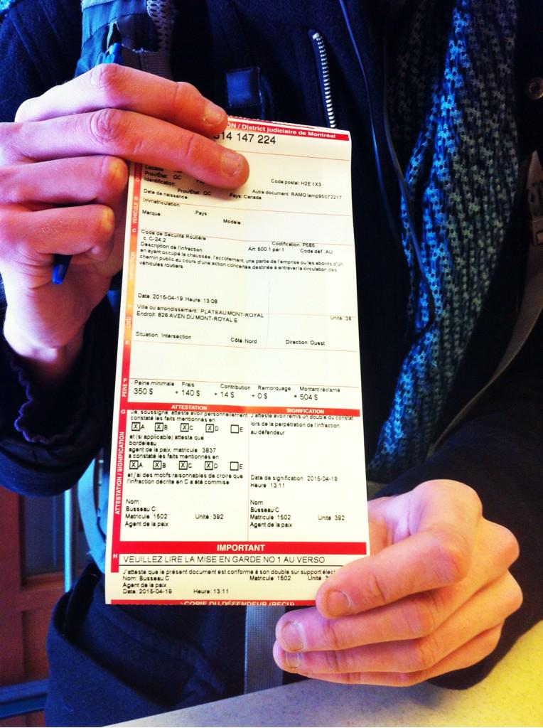 Un interpellé pour une "action concertée"... en solitaire? Seul 500.1 reçu à la #manifencours #médias #Printemps2015