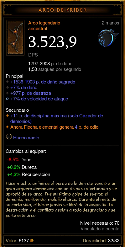 hidragamingcom's tweet photo. Gracias Kadala, Best Krider EU (?) @Diablo_ES http://t.co/dTDus3YvQV